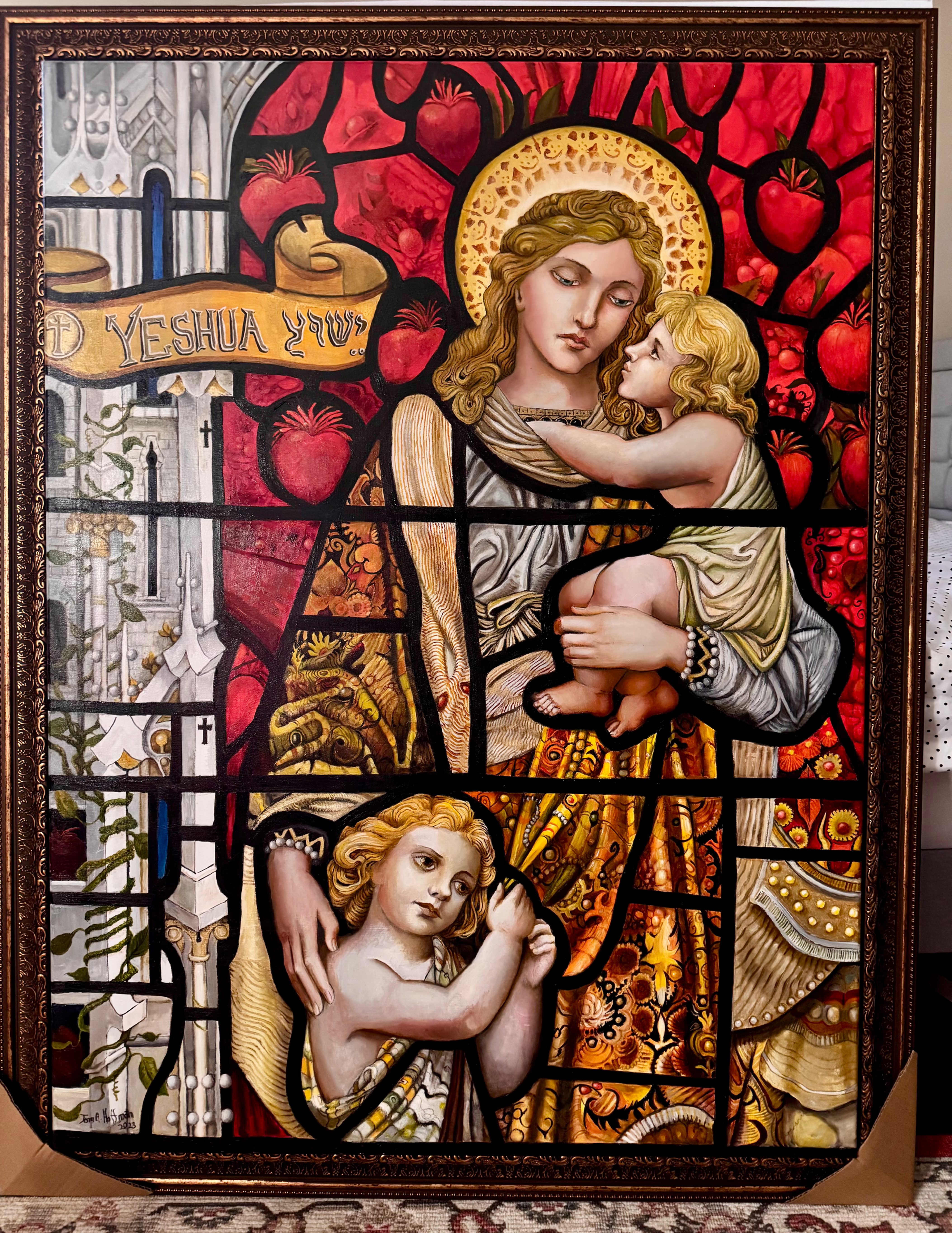 Mary Jesus and John the Baptist