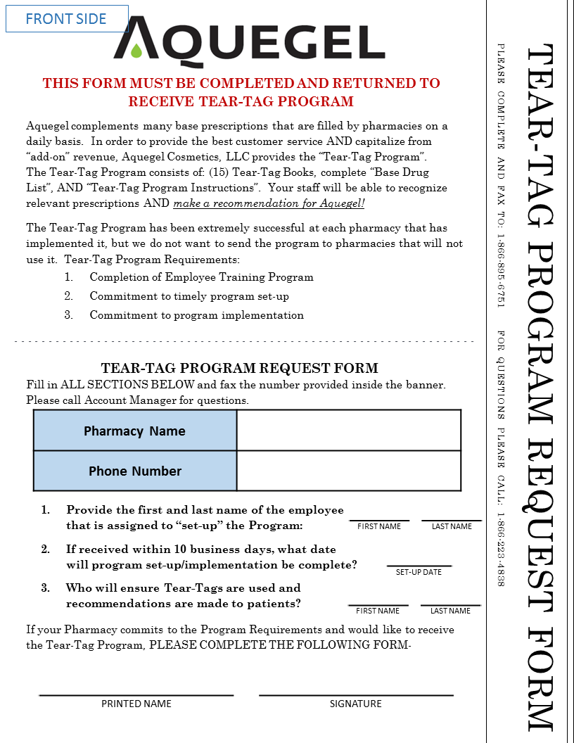 Tear-Tag Request Form - 8