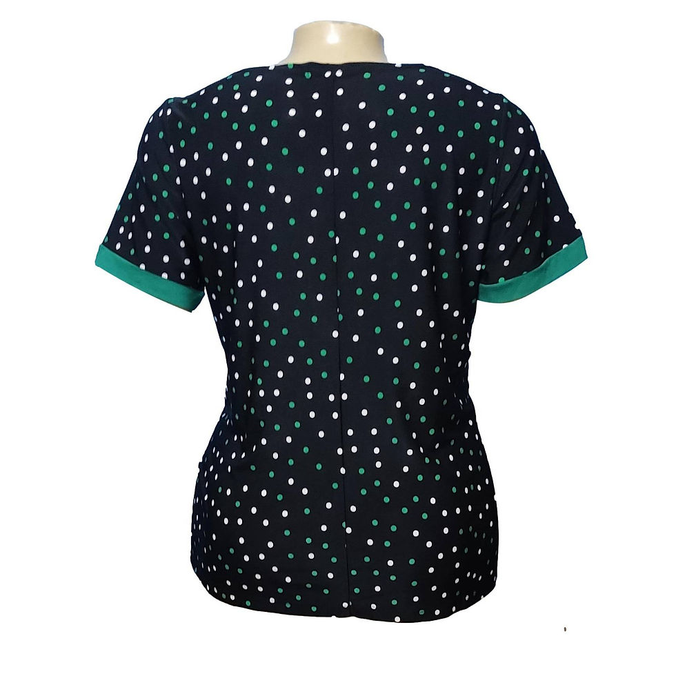 Miniatura: Blusa Feminina Plus Size Soltinha Malha Fria 680