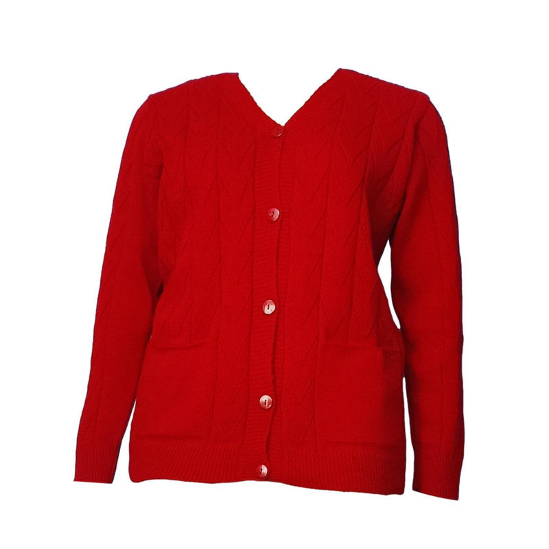 Miniatura: Blusa Casaco Fem Plus Size C/Bolso Lã Tricot De Frio 345