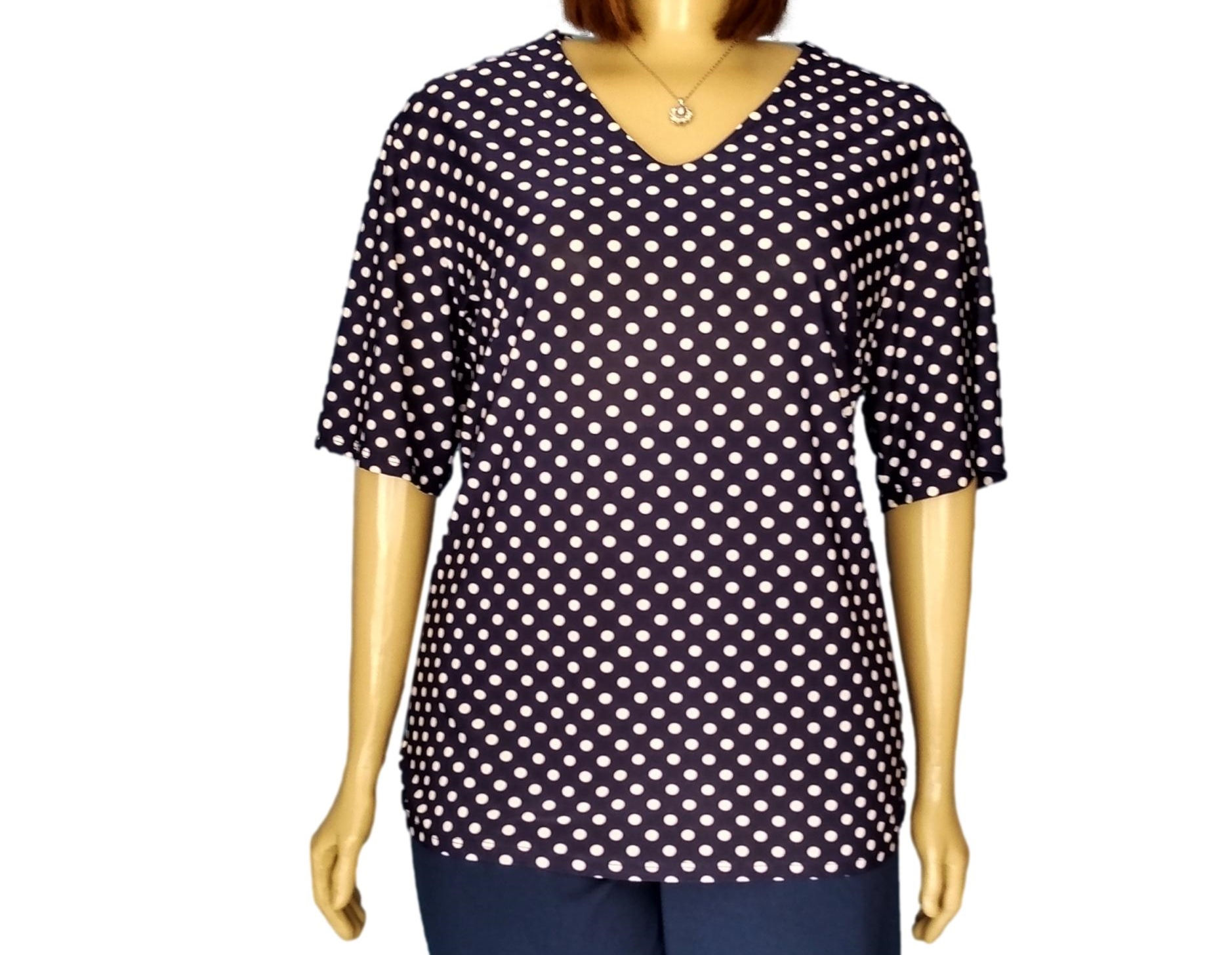 Blusa Túnica Feminina Plus Size Soltinha Malha Fria 670