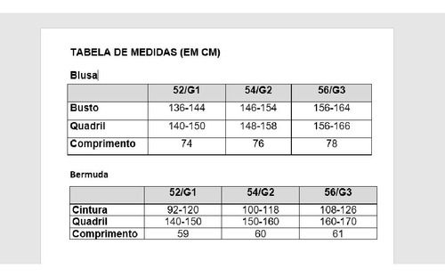 Miniatura: Conjunto Plus Size De Bermuda Em Malha Fria  608