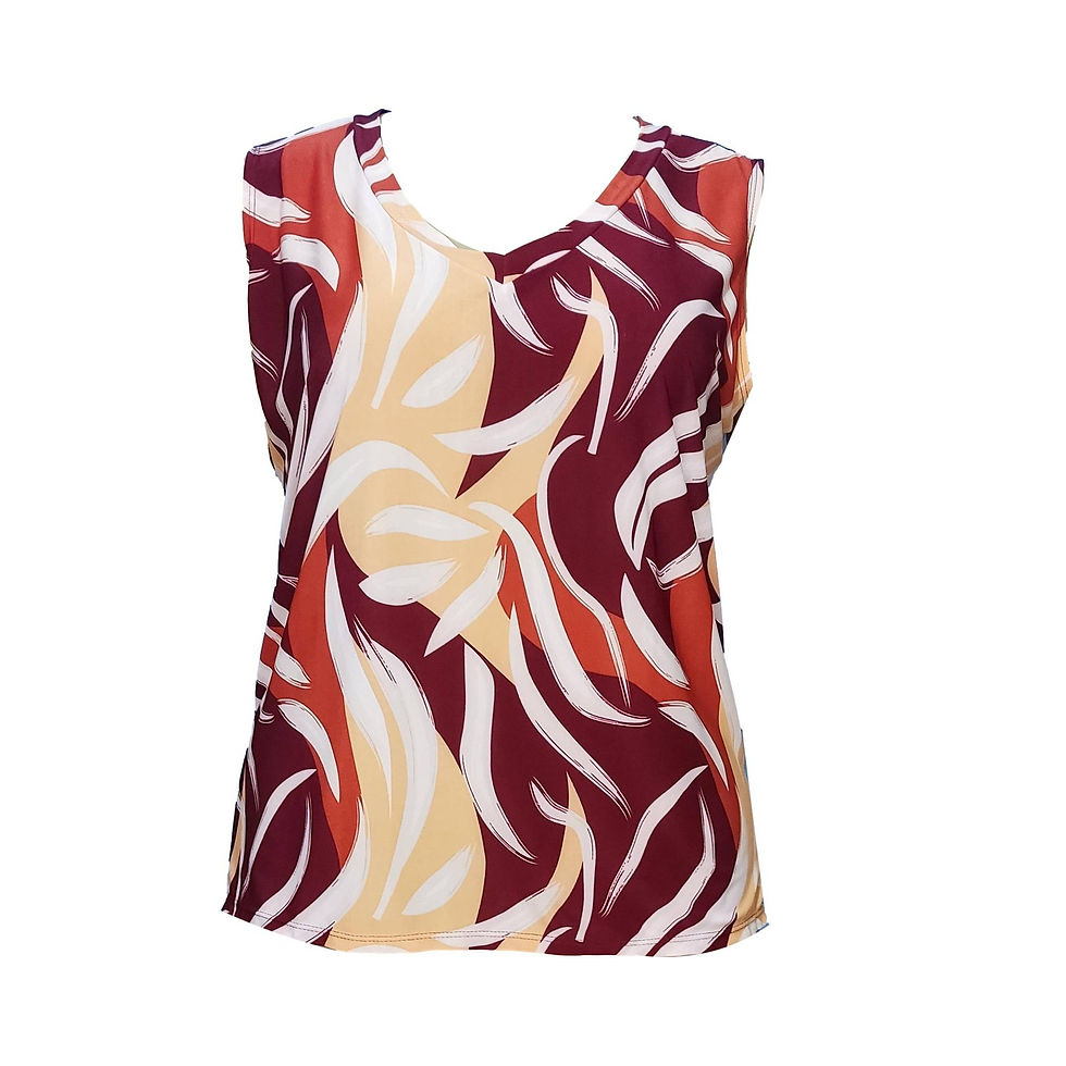 Miniatura: Blusa Regata Feminina Plus Size Malha Fria Tam Especial  318