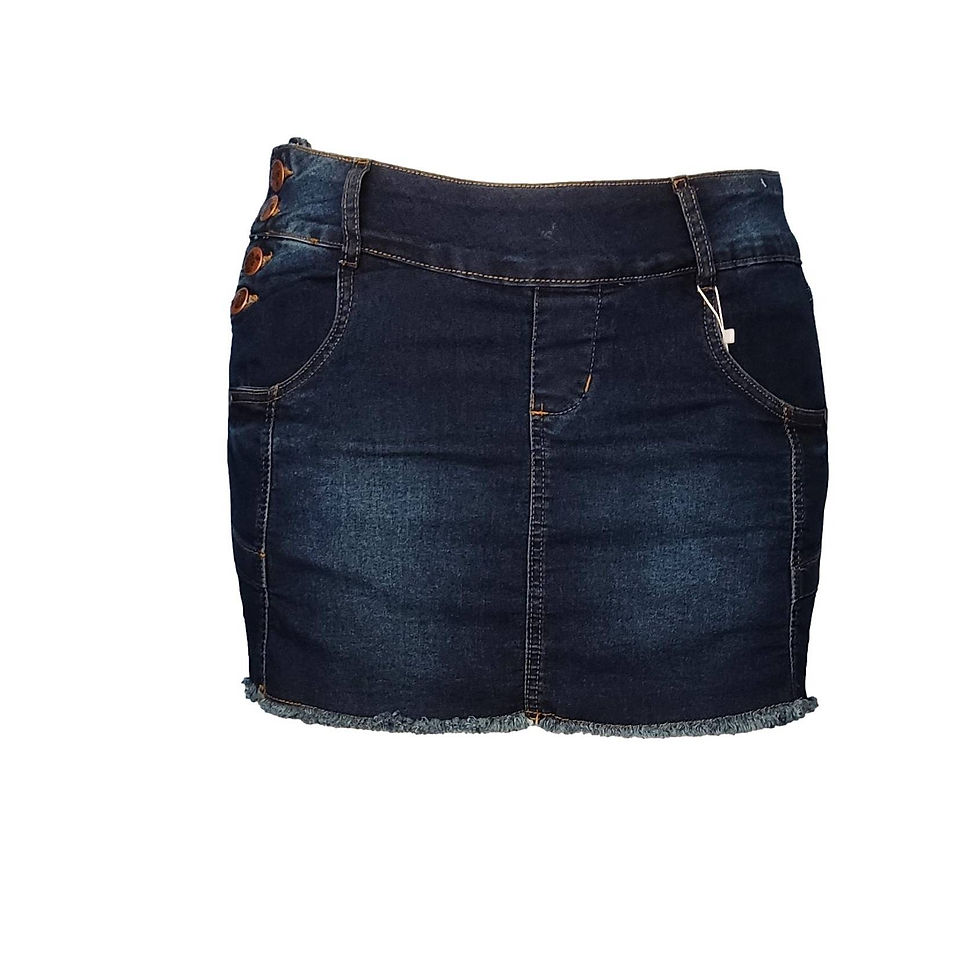 Miniatura: Short-saia Plus Size Jeans  Tamanhos Grandes  627