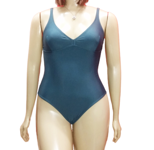 Miniatura: Maiô Fem Plus Size Liso Forrado Praia Piscina Clube   523