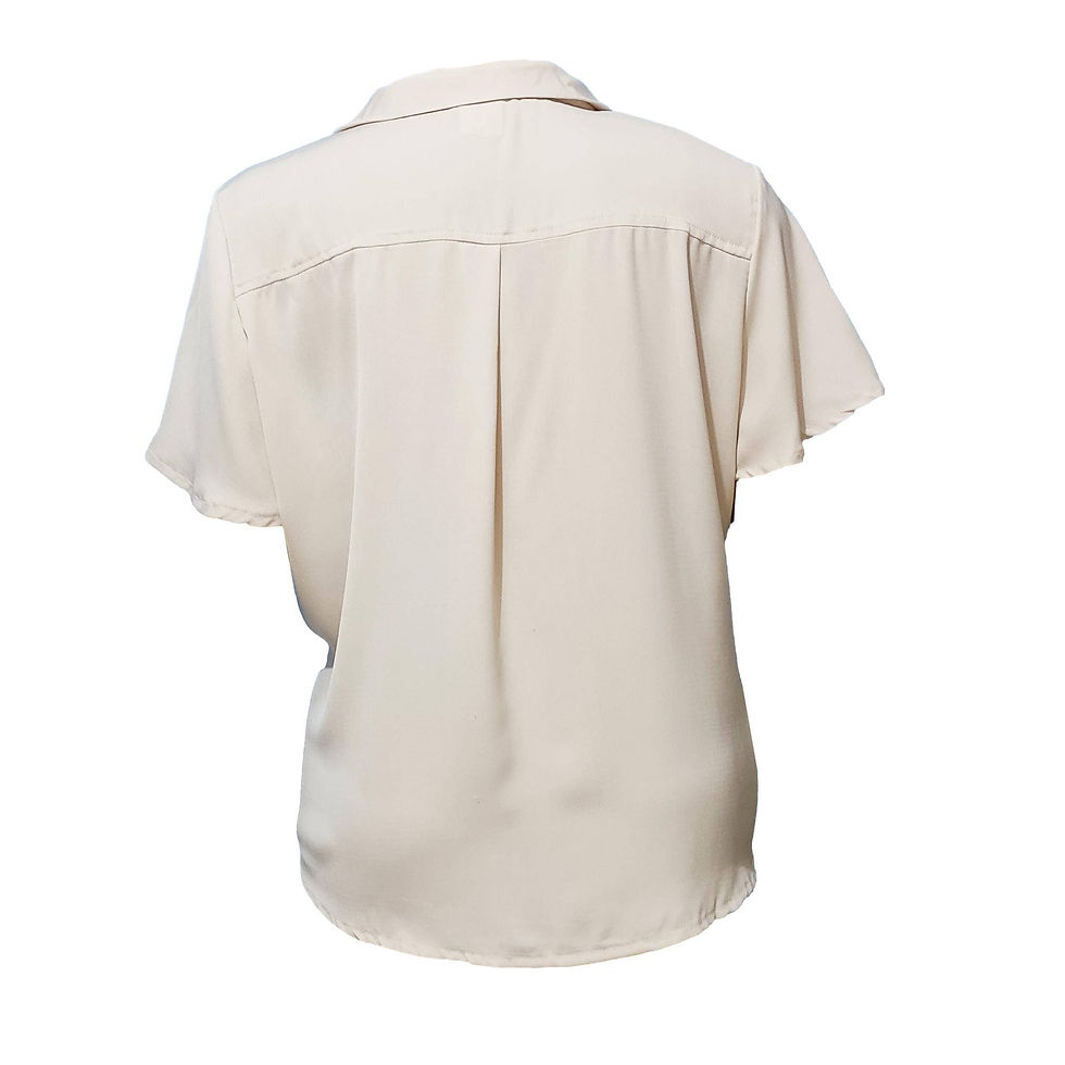 Miniatura: Camisa Fem Plus Size Tecido Crepe De Seda Soltinha  690