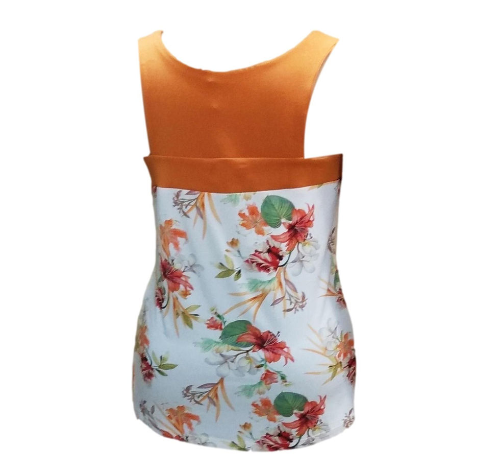 Thumbnail: Blusa Regata Feminina Plus Size Viscolycra Tam Grande  636
