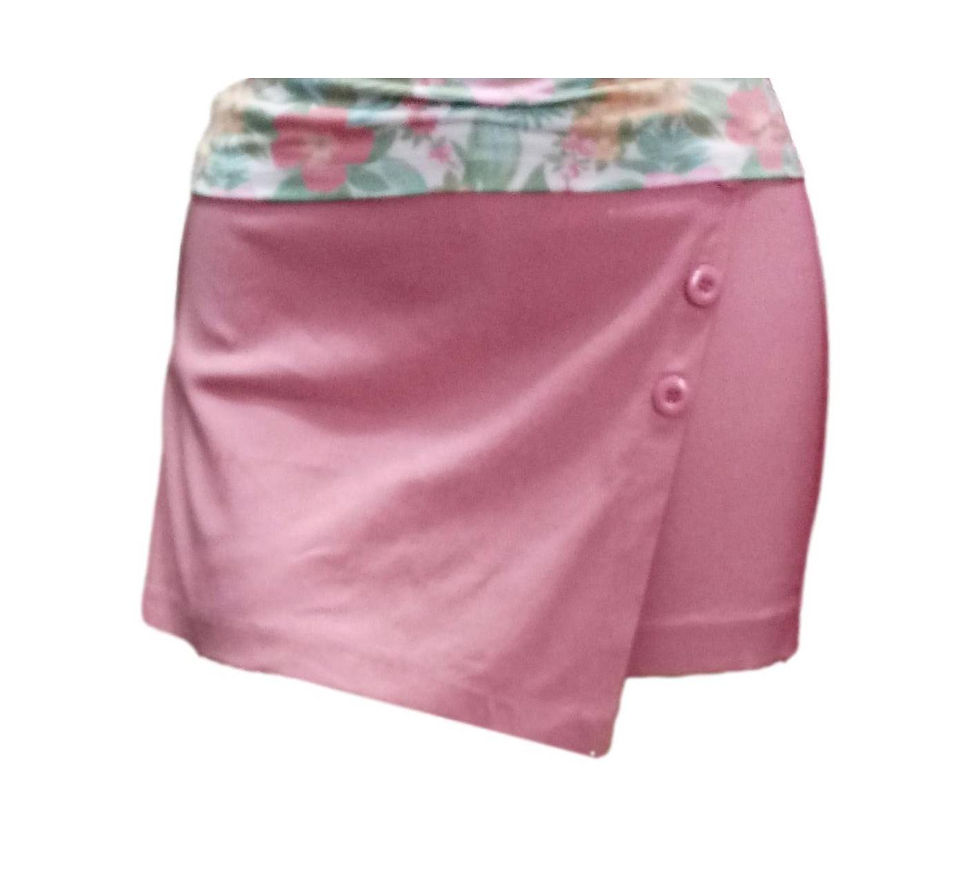 Miniatura: Short-saia Plus Size Tecido Bengaline 232