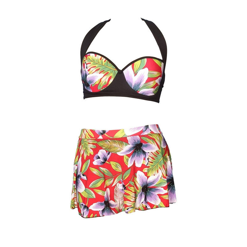 Miniatura: Biquine Plus Size Com Saia Do G1 Ao G4 Praia  024