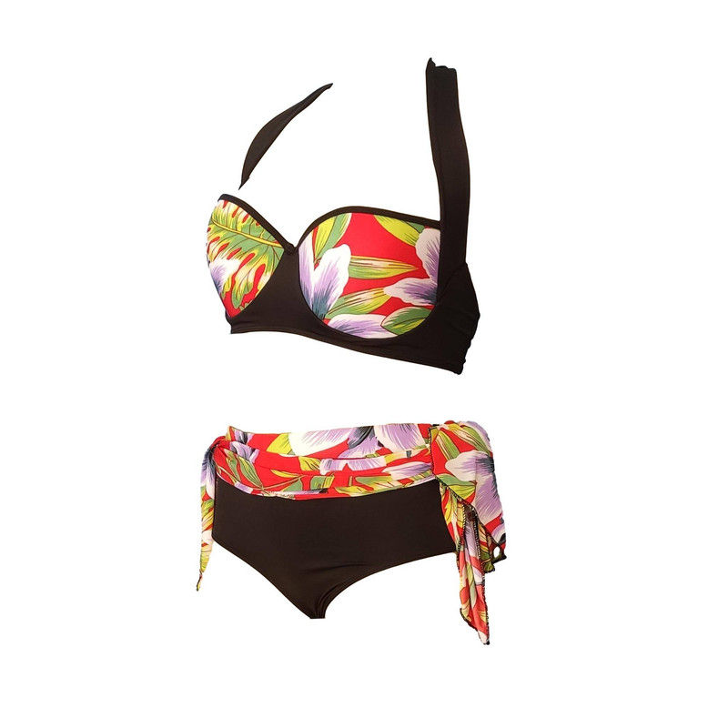 Miniatura: Biquine Plus Size Com Saia Do G1 Ao G4 Praia  024