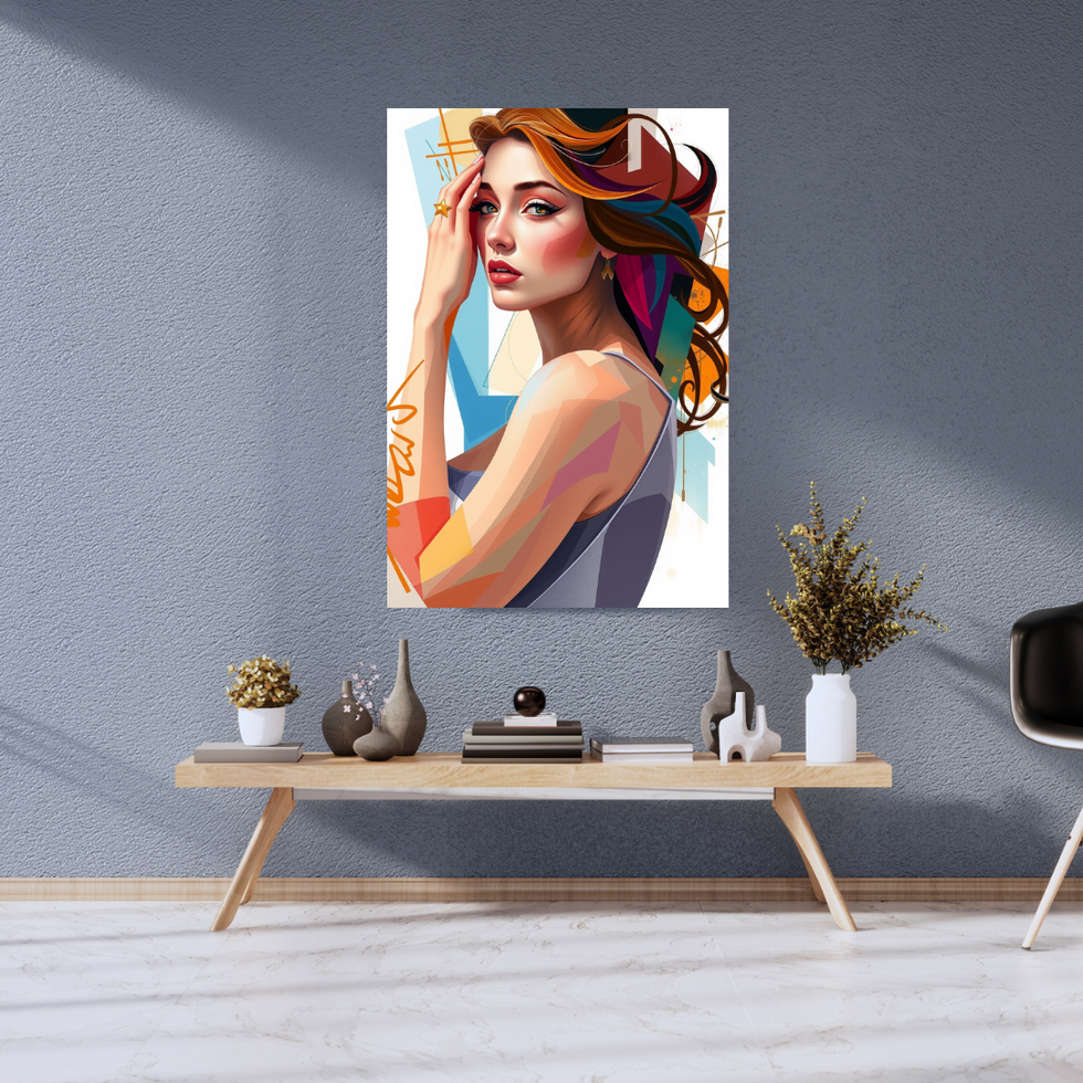 Grey Interior Wall Frame Mockup Instagram  (4)