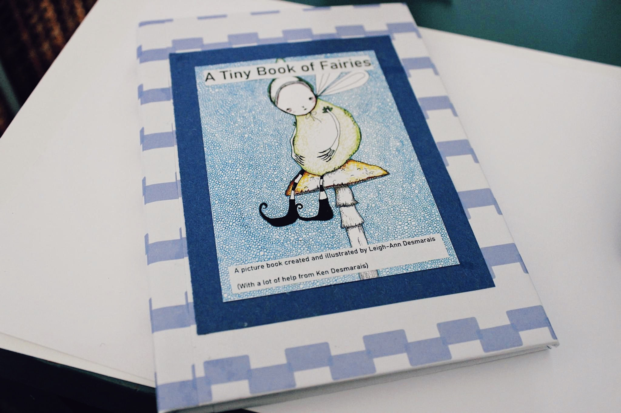 A Tiny Book of Fairies (handmade hardcover book)