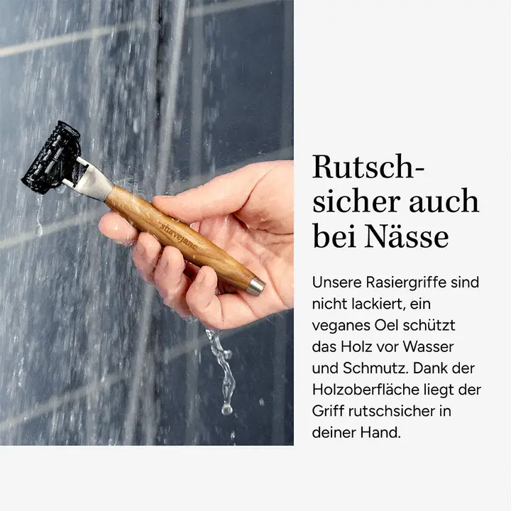 Miniaturbild: SHAVE JANE Rasiergriff aus Holz