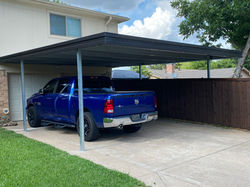 Deluxe Steel Carport for Two Vehicles