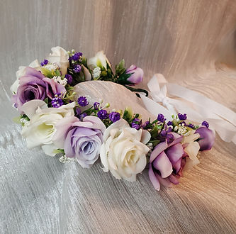 flower girl hair crown