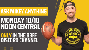 Ask Mikey Anything: Monday 10/10 at Noon