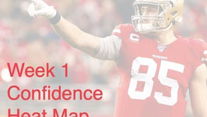 Week 1 Confidence Heat Map
