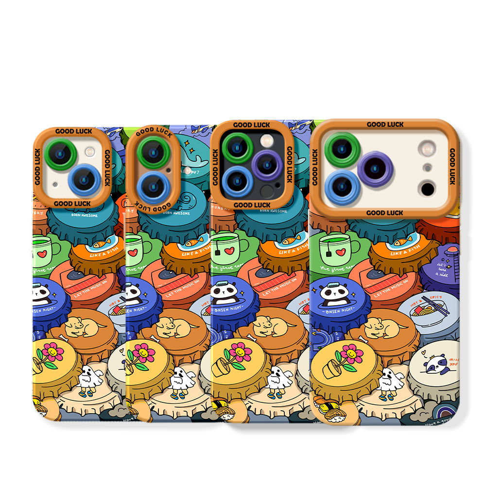 Whimsical Candy Stack Silicone Case - Design
