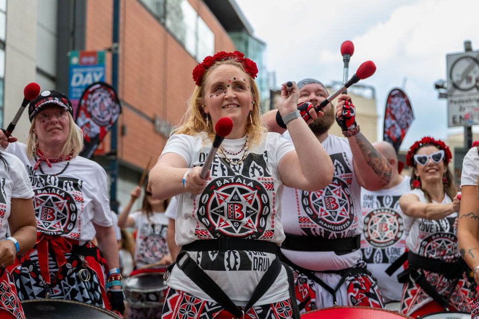 A female Batala Manchester player