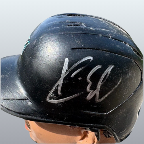 Thumbnail: Miami Marlins Xavier Edwards Hand Signed Bobblehead