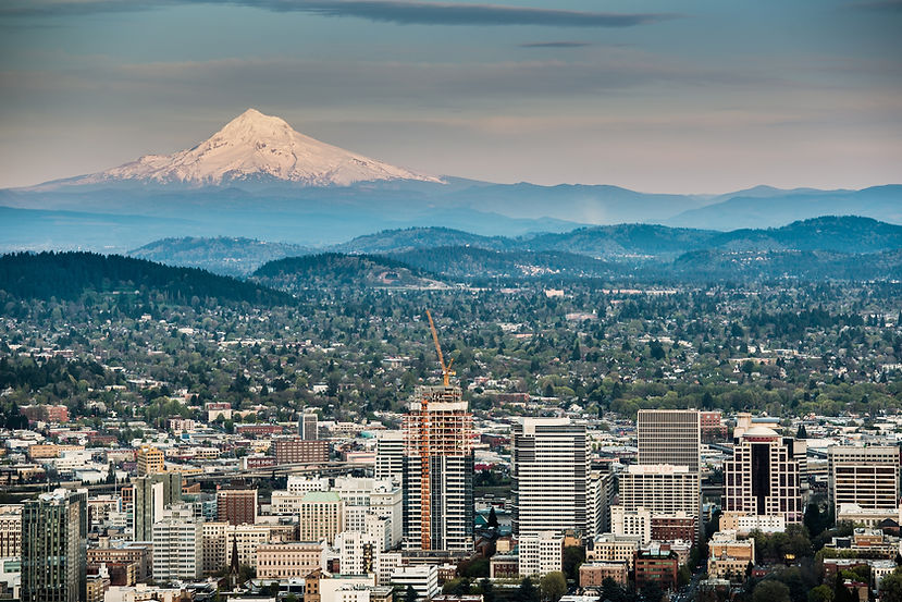 Mount Hood in the distance