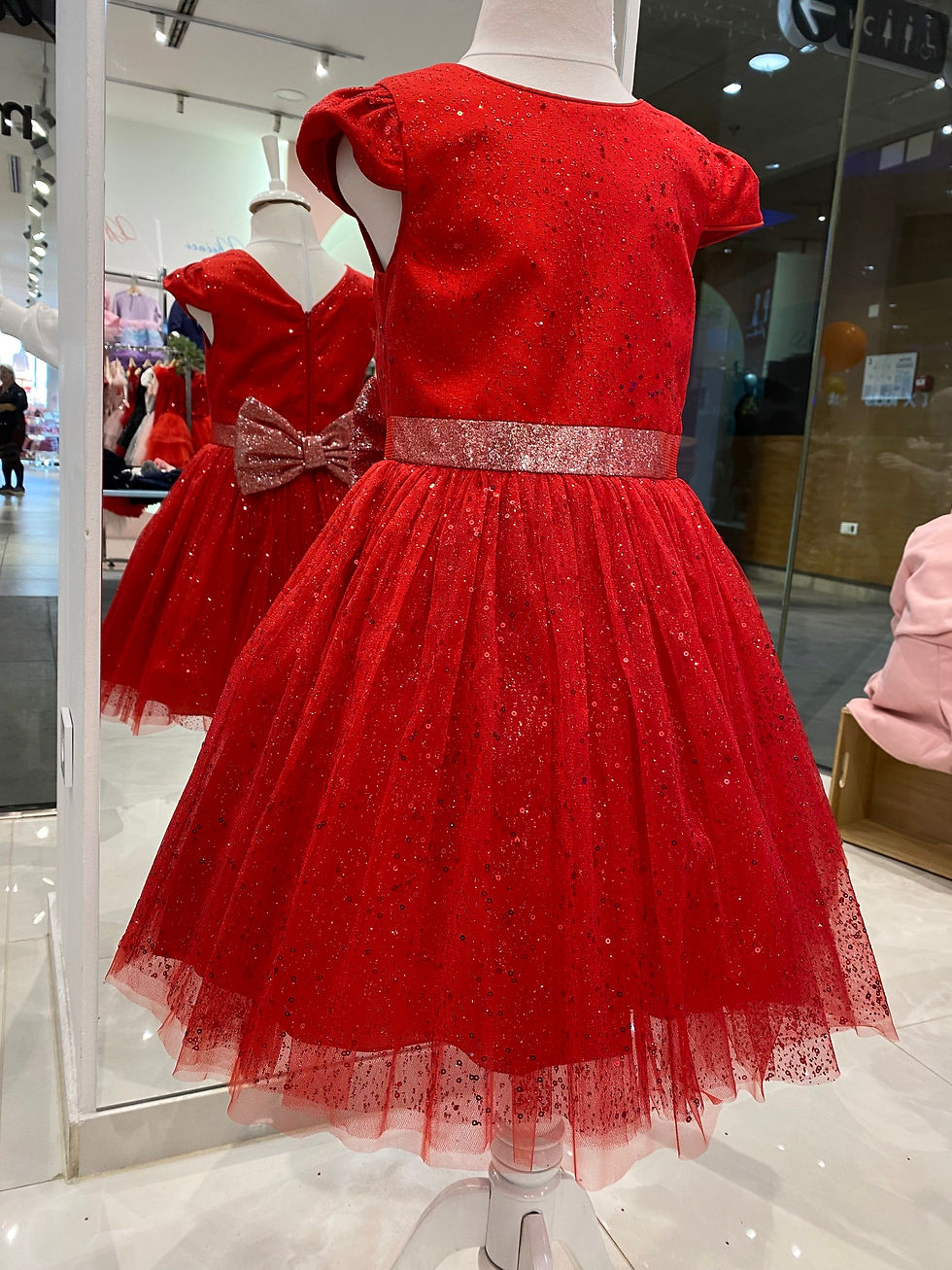 Minijatura: Haljina Red sparkle 