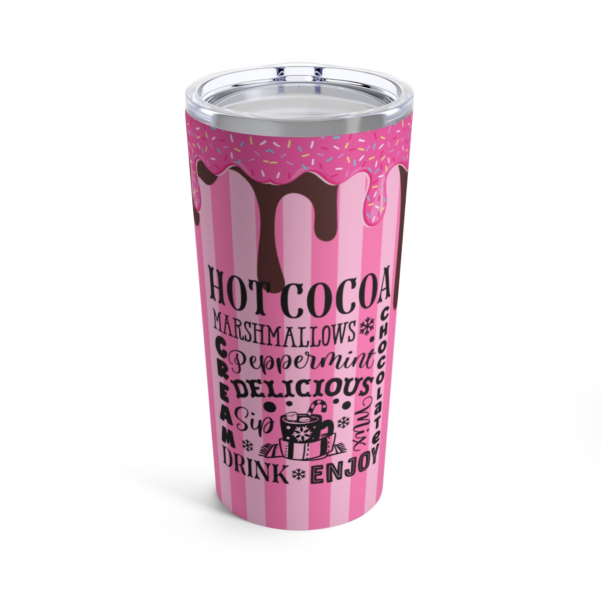 Peppermint Mix Cocoa Tumbler 20oz