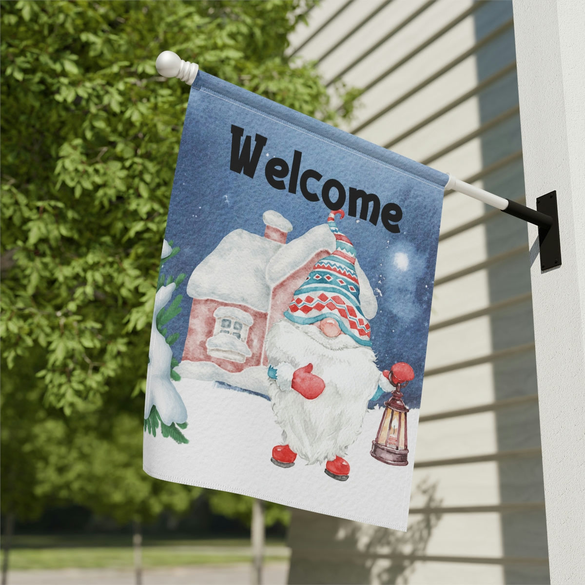 Welcome II Willowville Garden & House Flags