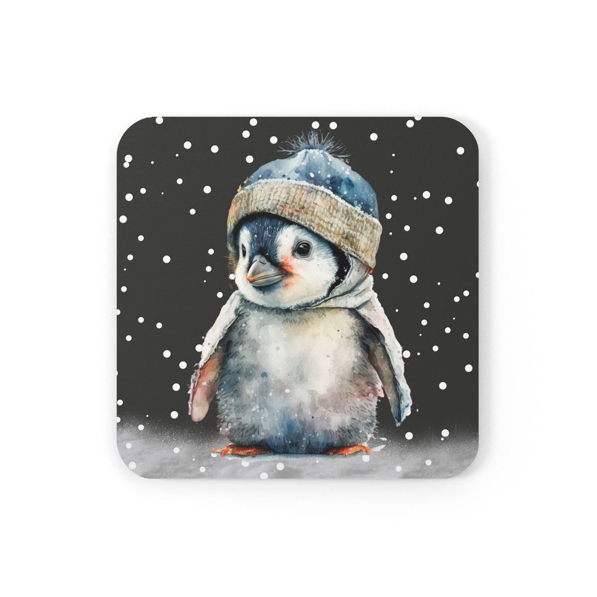 Penguin Games Corkwood Coaster Set