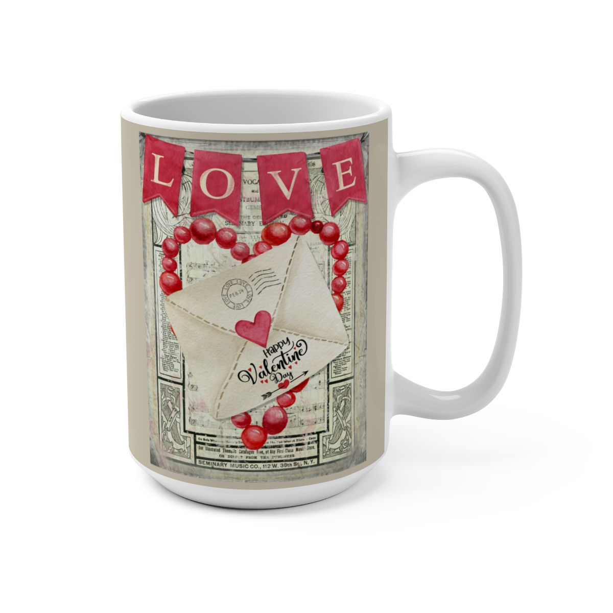 LOVE Valentine Mug 15oz