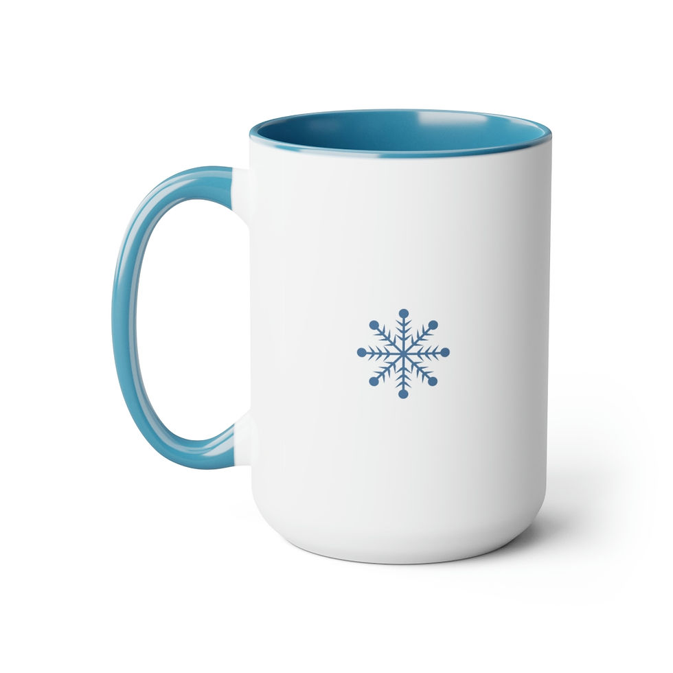 Thumbnail: Winter Kitten In Blue Mug 15oz