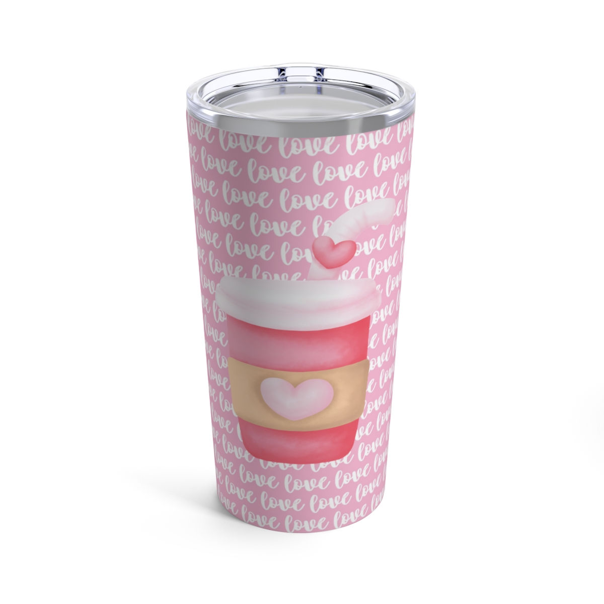 Triple Valentine Latte Tumbler 20oz
