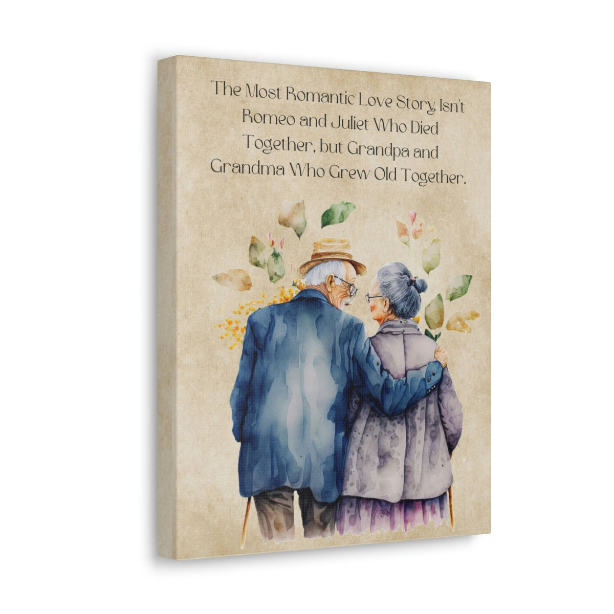 The Most Romantic Love Story Canvas Gallery Wrap