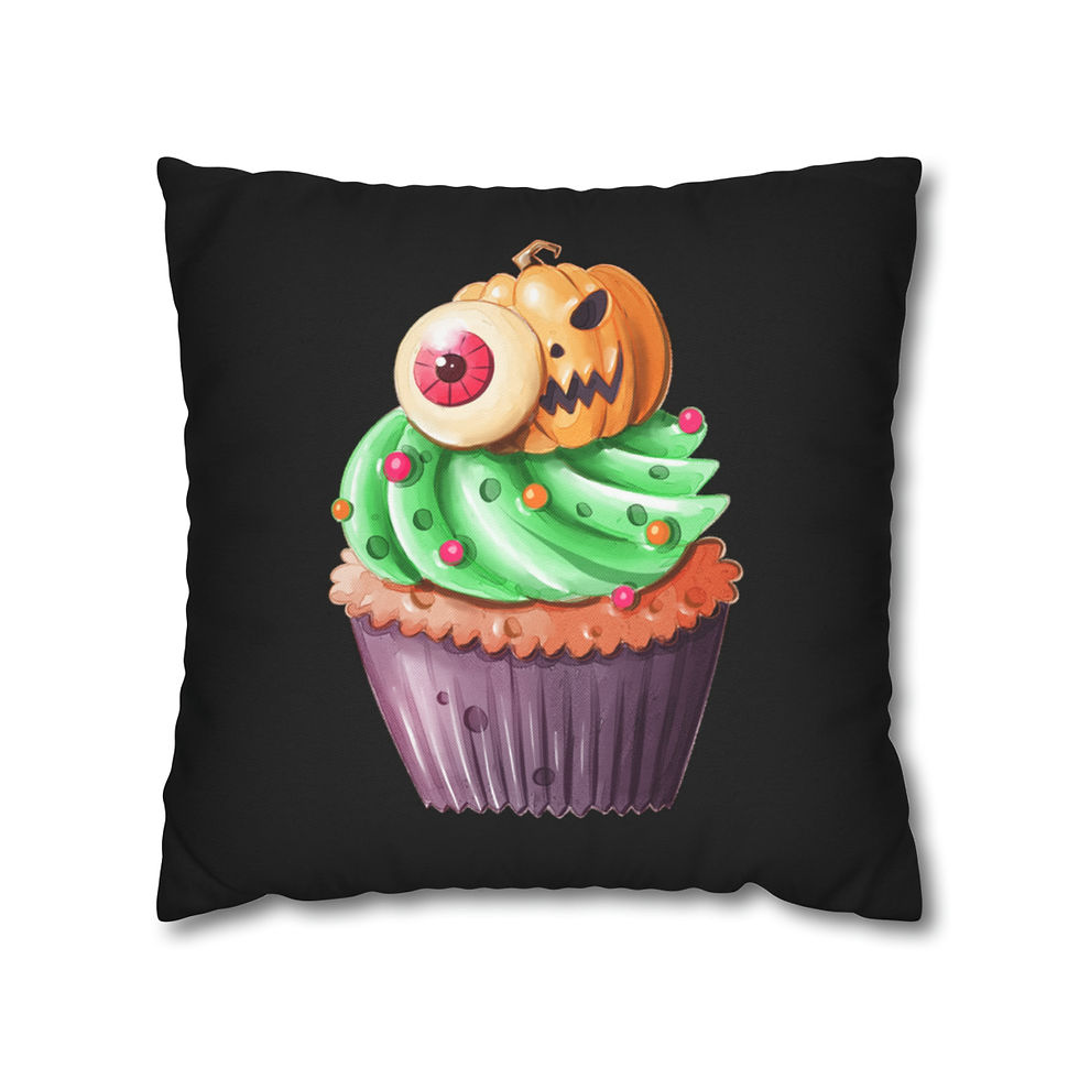 Thumbnail: Granny Clara's Sweet Treats II Spun Polyester Square Pillow Case