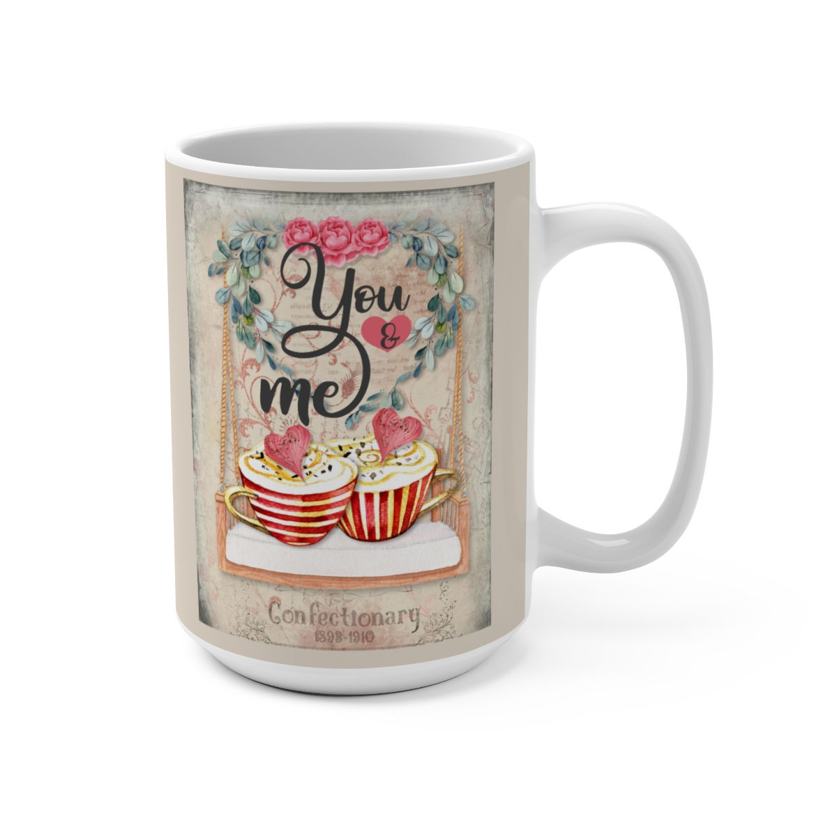 You & Me Valentines Mug 15oz
