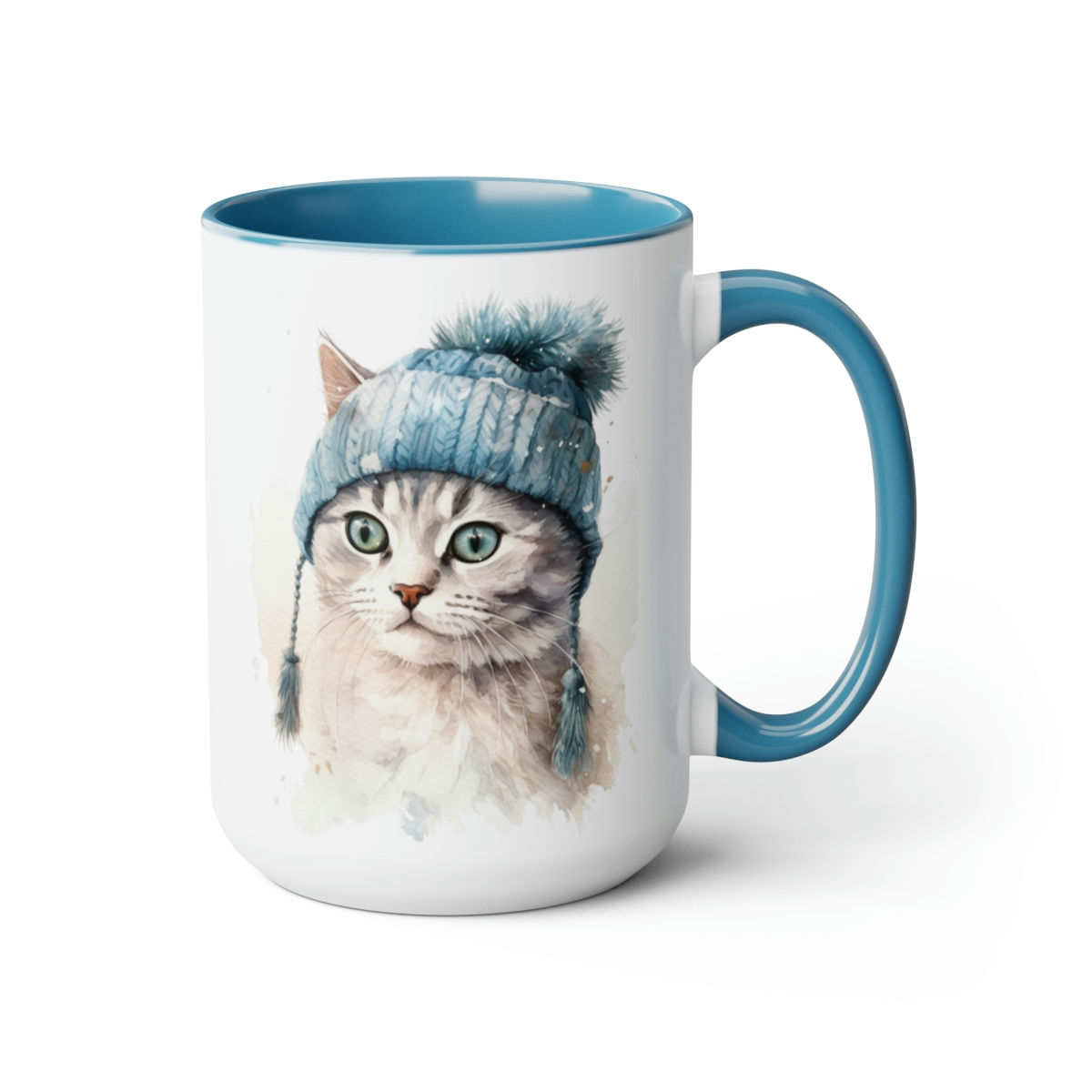 Kitten All Dressed In Blue Mug 15oz