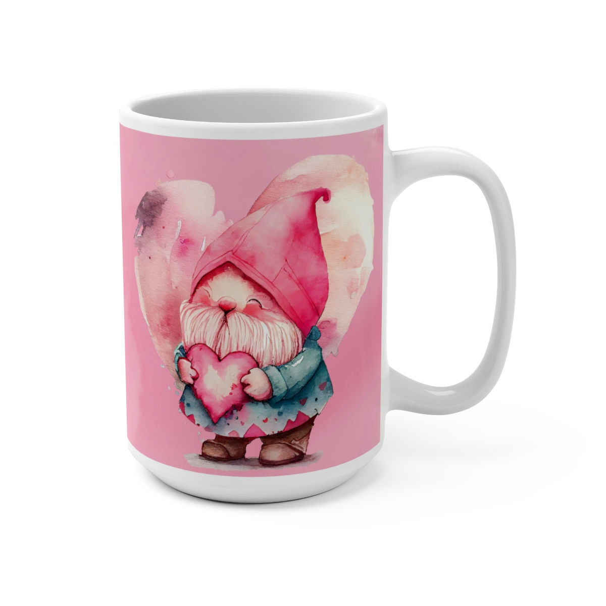 XOXOX Watercolor Gnome Mug 15oz