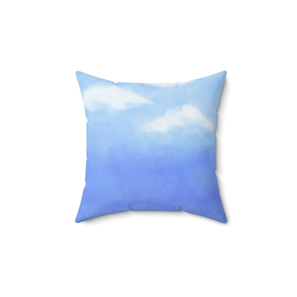Thumbnail:  Love Birds III Spun Polyester Square Pillow