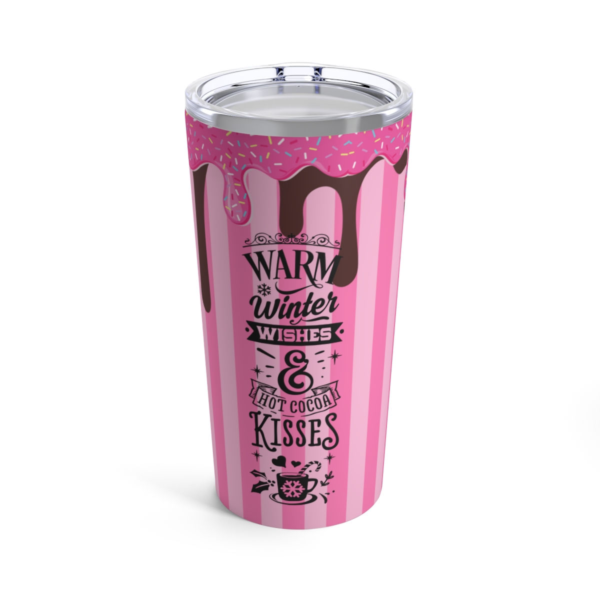 Hot Cocoa Kisses Tumbler 20oz