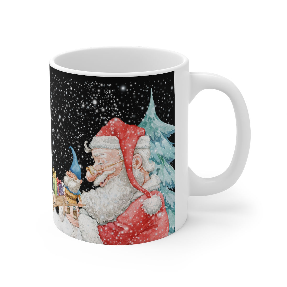 He's Checking it Twice Mug 11oz
