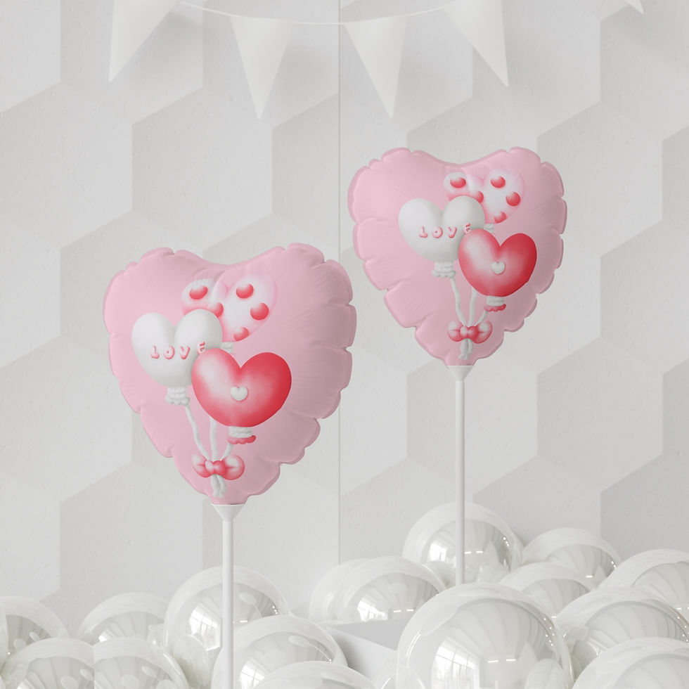 Thumbnail: Valentine Balloon (Round and Heart-shaped), 11"