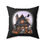 Thumbnail: On The Corner of Mischief and Mayhem Spun Polyester Square Pillow