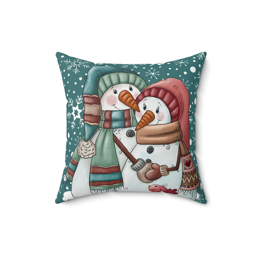 Thumbnail: Stick Together Spun Polyester Square Pillow