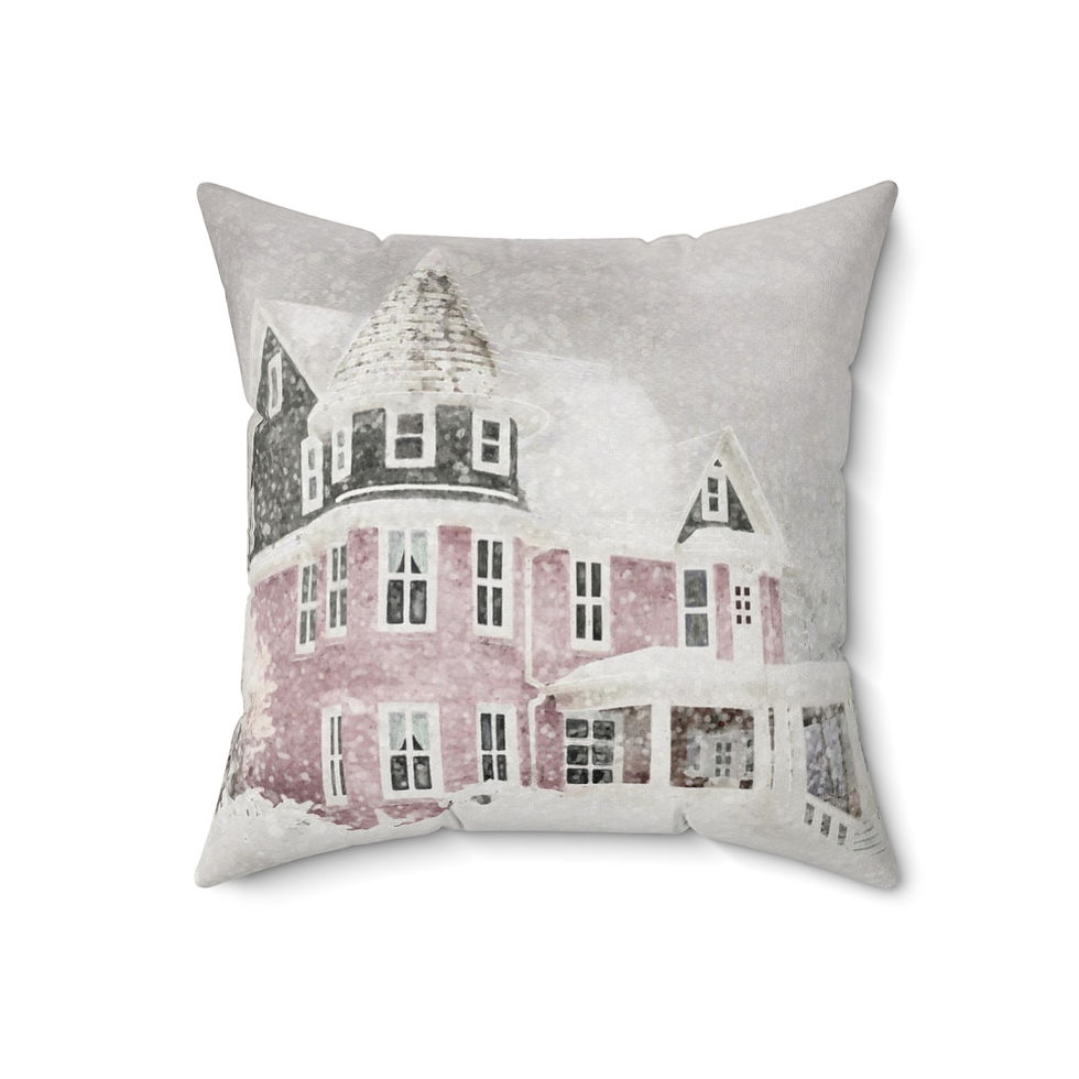 Thumbnail: Painted Lady Spun Polyester Square Pillow