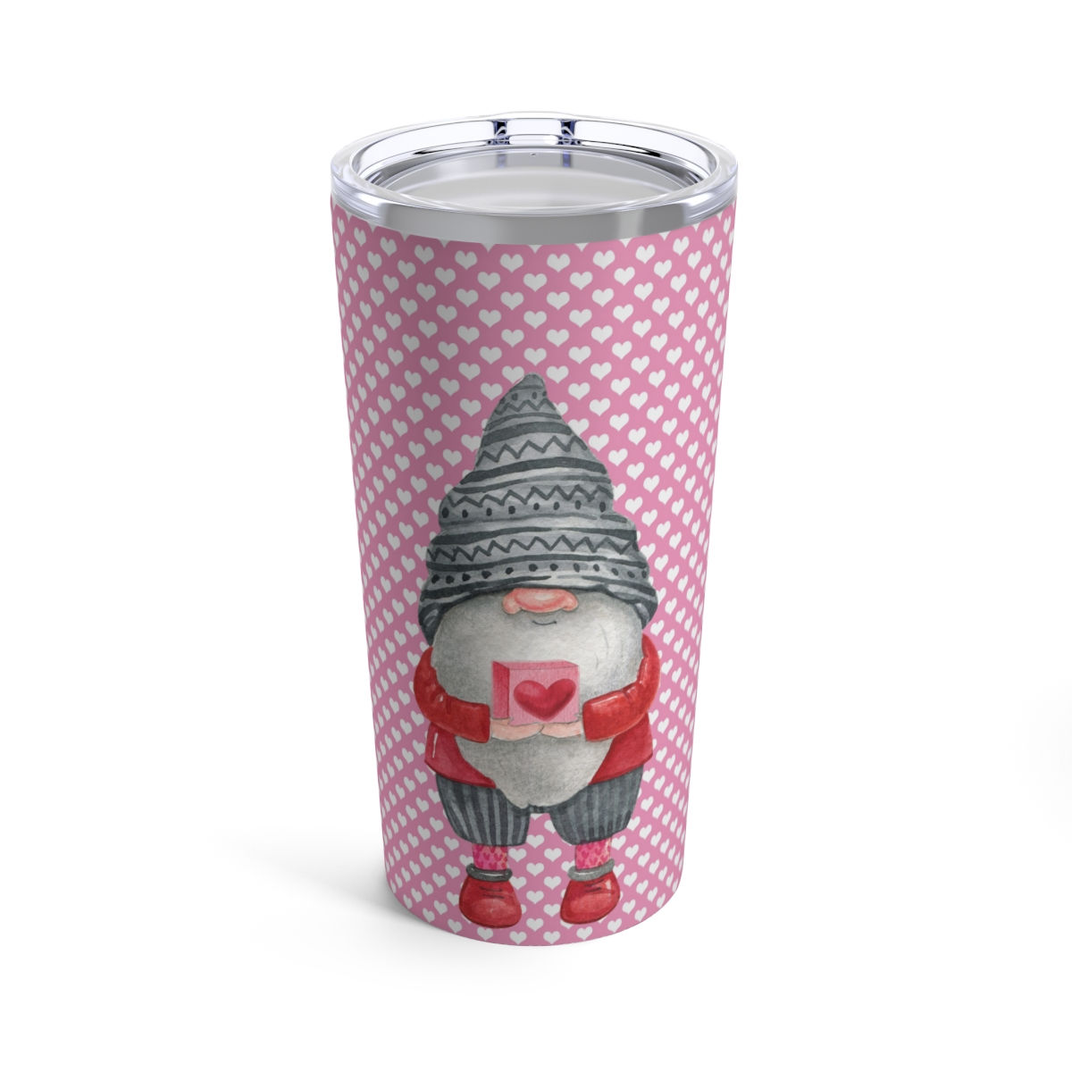 Be My Valentine Gnome Tumbler 20oz