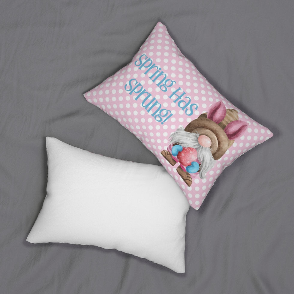 Thumbnail: Spring has Sprung Spun Polyester Lumbar Pillow