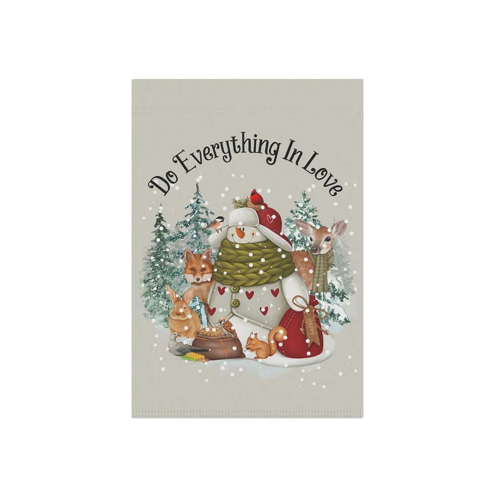 Thumbnail: Do Everything In Love Garden & House Flags