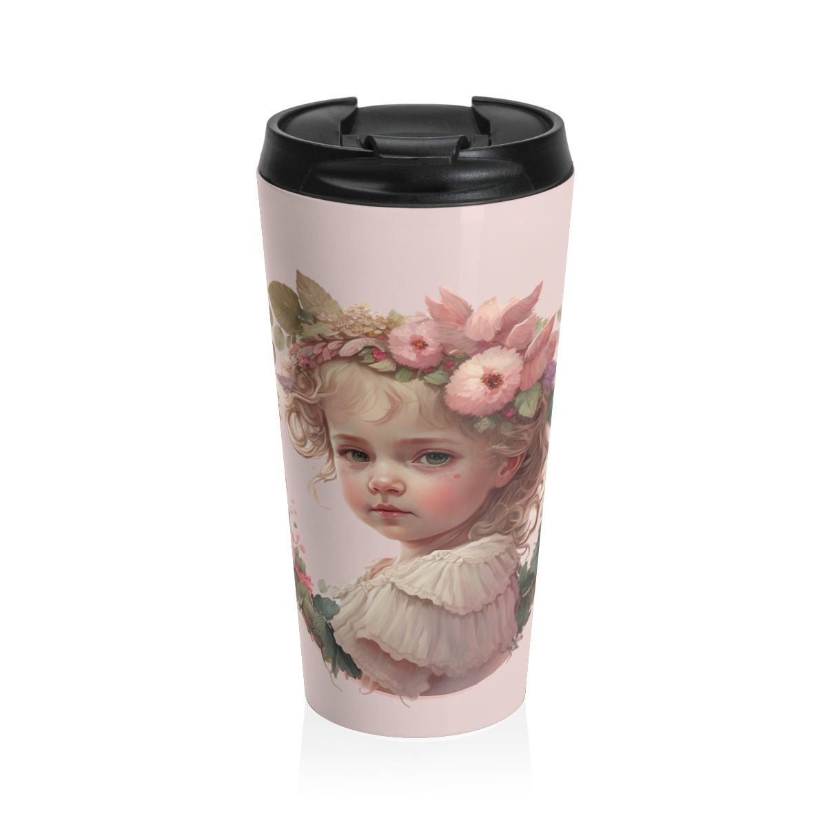 Vintage Easter/Spring Stainless Steel Travel Mug
