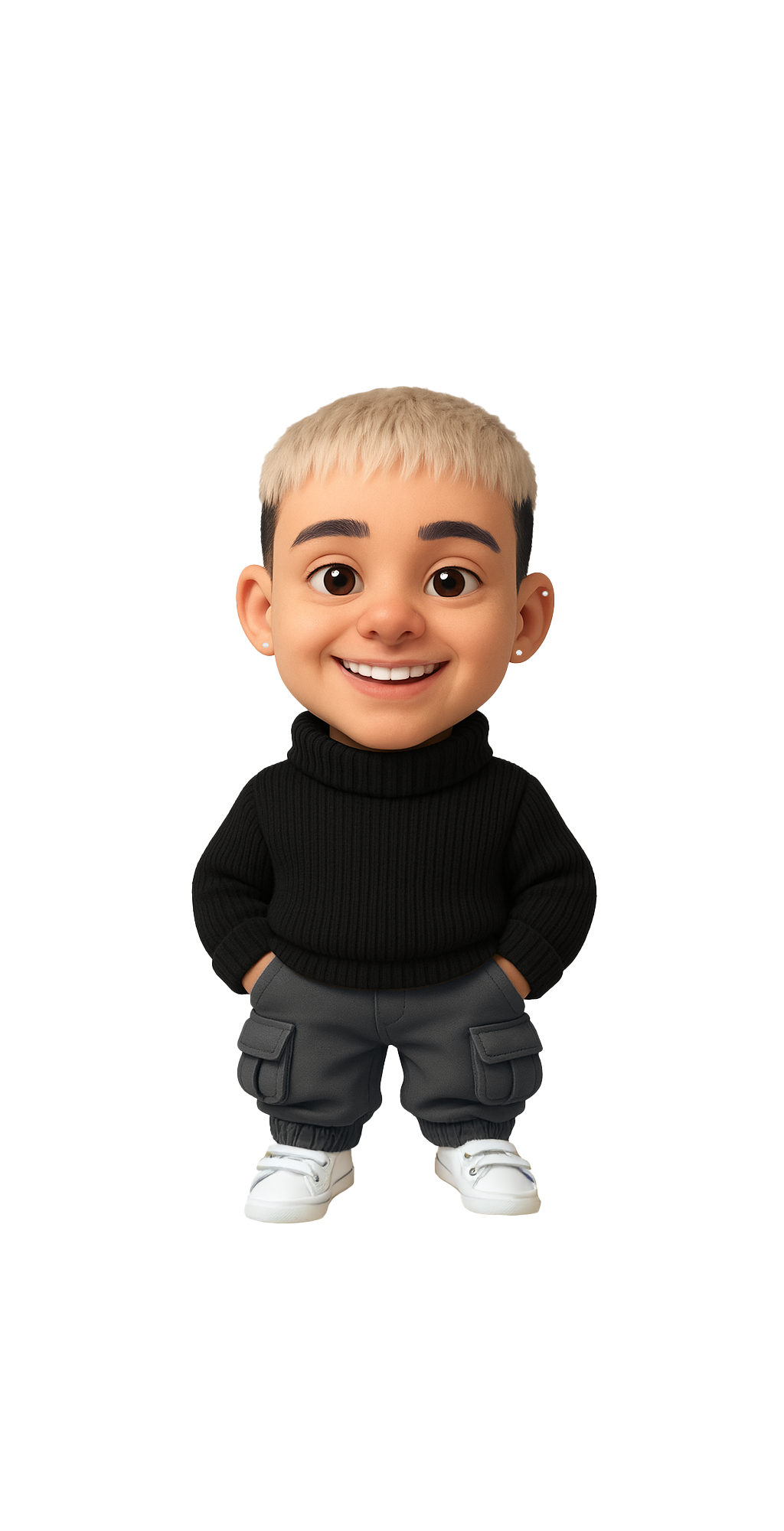 3D rendered character profile picture