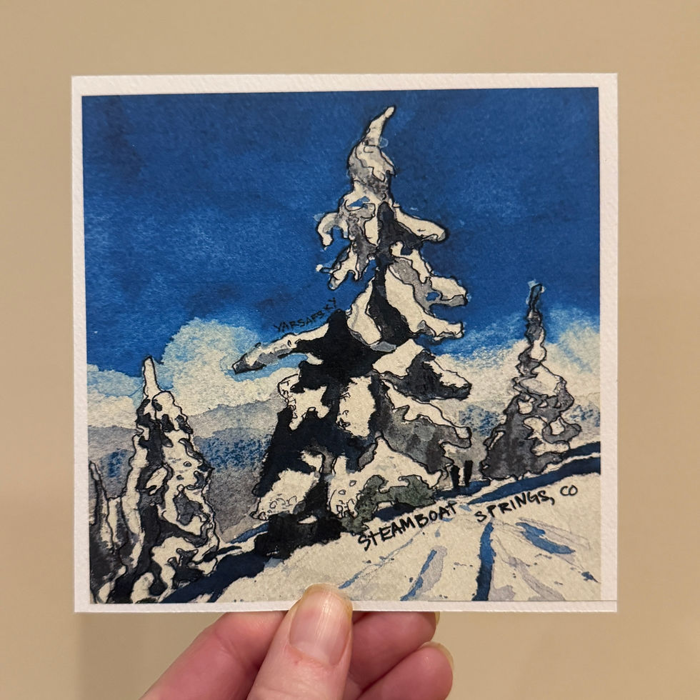 Thumbnail: Print Series: Ski Town Powder Days (Set of 3)